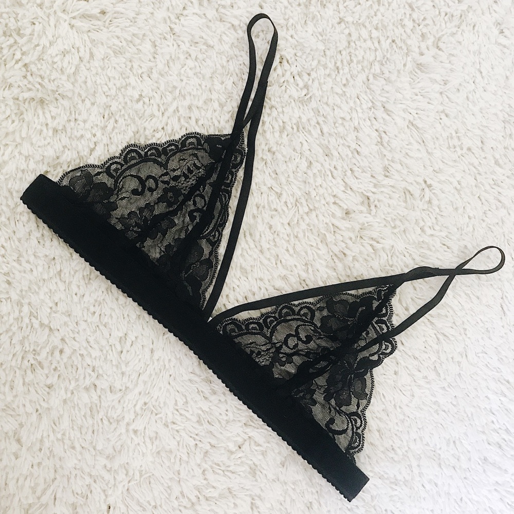 Black Lace Bralette