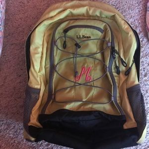 L.L. Bean green book bag barely used