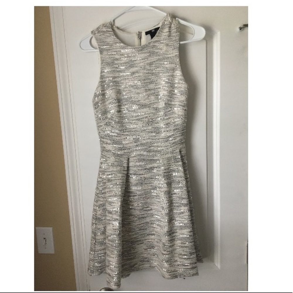 Silver Sparkle H&M Cocktail Dress