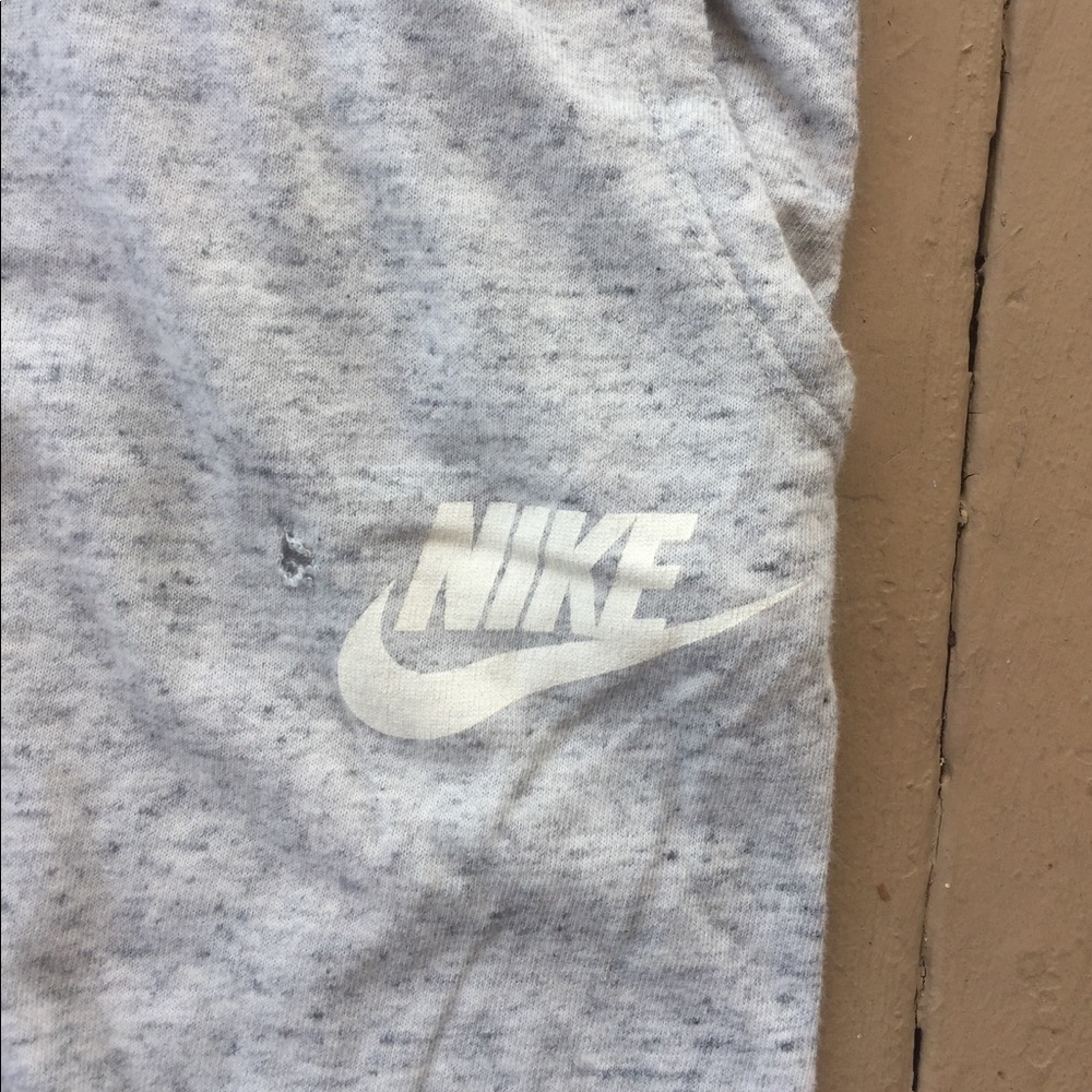 Nike crop sweats grey size XS
