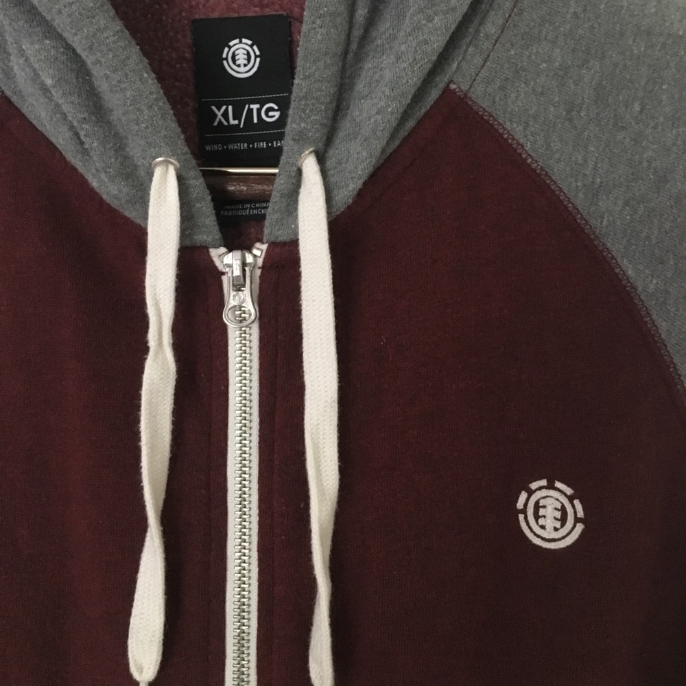 Element zip up hoodie XL
