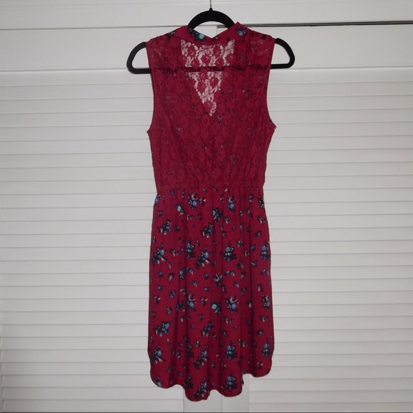 ROXY Floral Print Dress SZ L - Picture 2 of 2