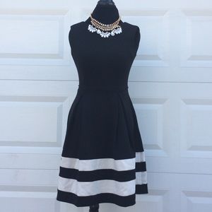 Calvin Klein Black and White Dress.
