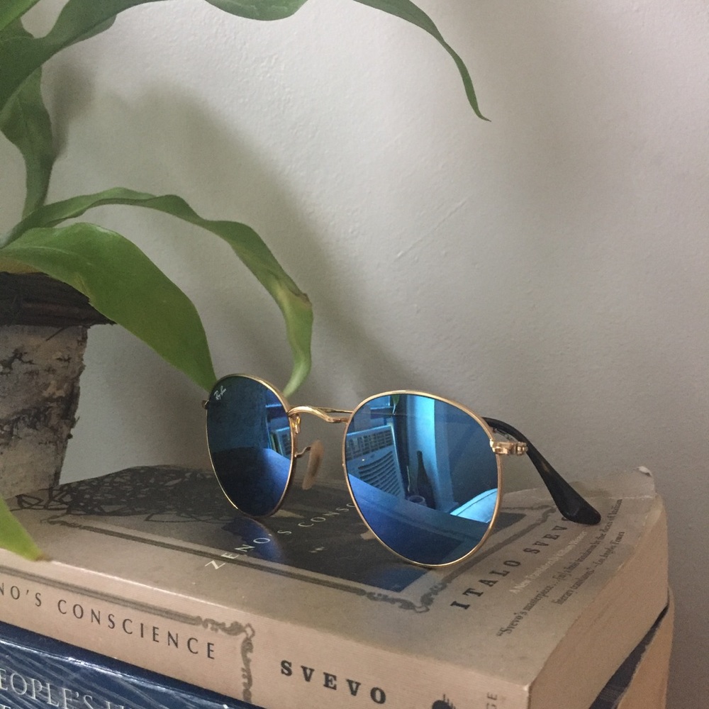 Reflective mirror RAY BAN sunglasses RB 3447N