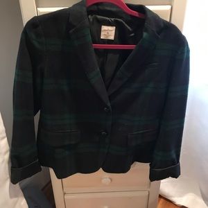 Like New Gap the Academy tartan Blazer size 6!
