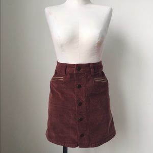 Corduroy Skirt