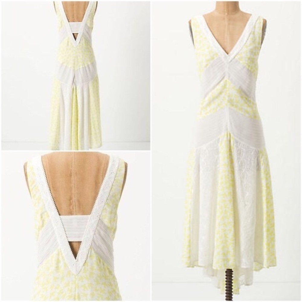 Anthropologie Southern Exposure midi dress