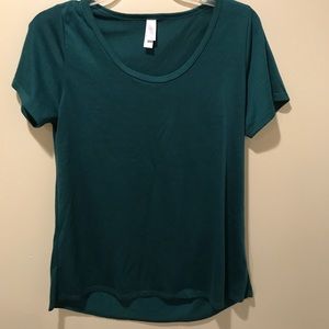 LULAROE Classic T Solid Forest Green