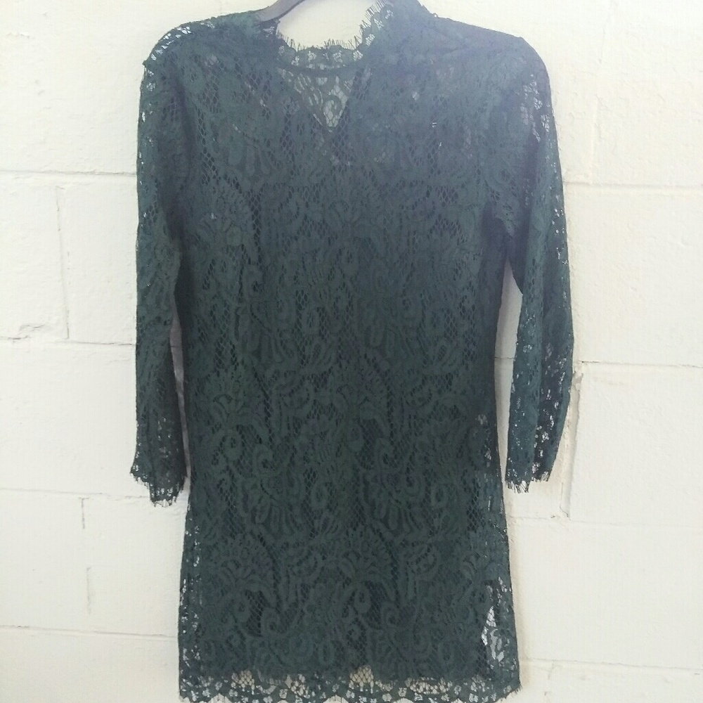 Hunter Green forever 21 dress