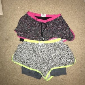 2 Nike running shorts