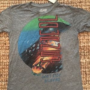 NWT Don't Stop Believin Chaser vintage Journey tee