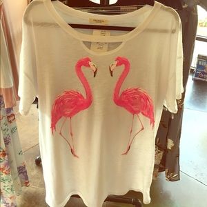 Flamingo tee