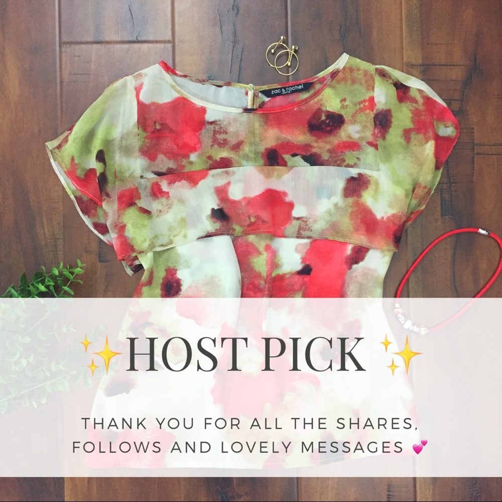 HP • Zac & Rachel floral blouse