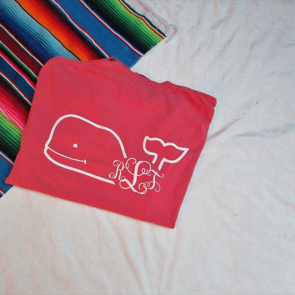 Peach Whale Tshirt