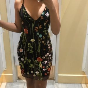 Sexy black dress with flavor