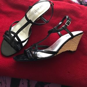 Nine West Wicker wedges