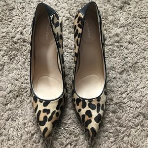 Calvin Klein leopard pumps
