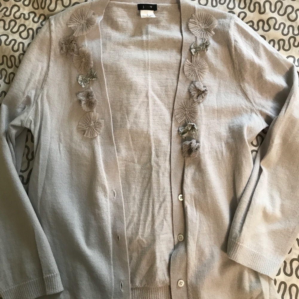 100% wool J Crew cardigan
