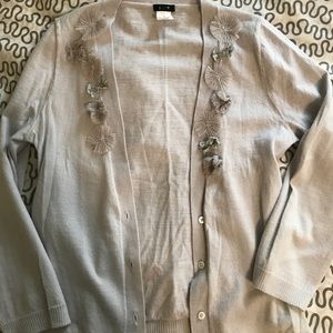 100% wool J Crew cardigan