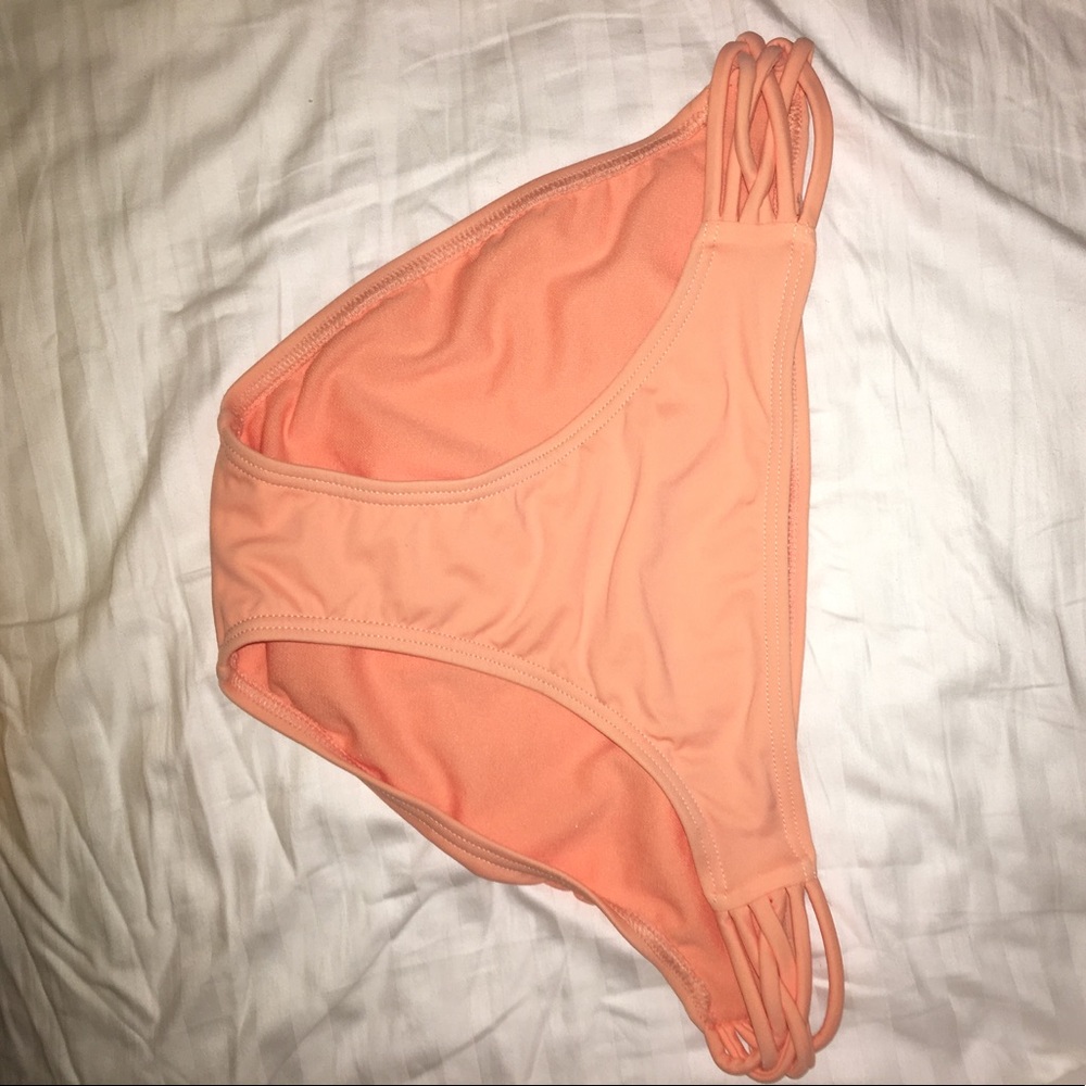 Peach bathing suit bottoms