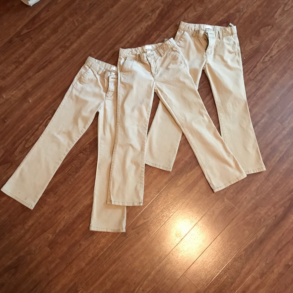 Girl's uniform pants 6x/7