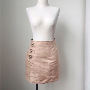 Suede Skirt