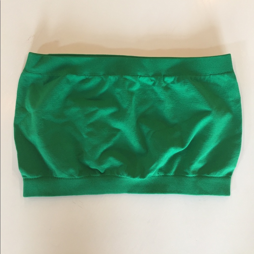 Green tube bra