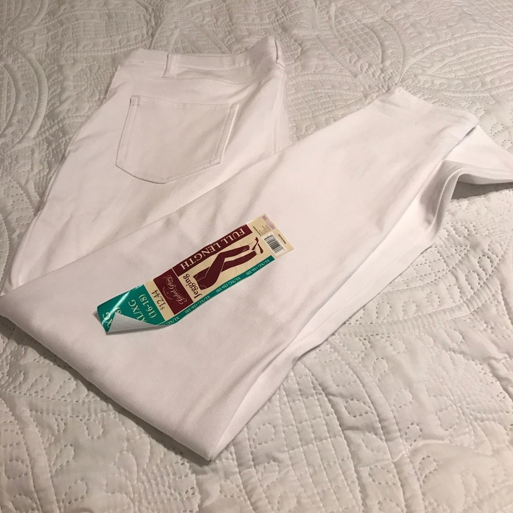 NWT full length Jeggings White
