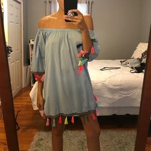 Off the shoulder dress