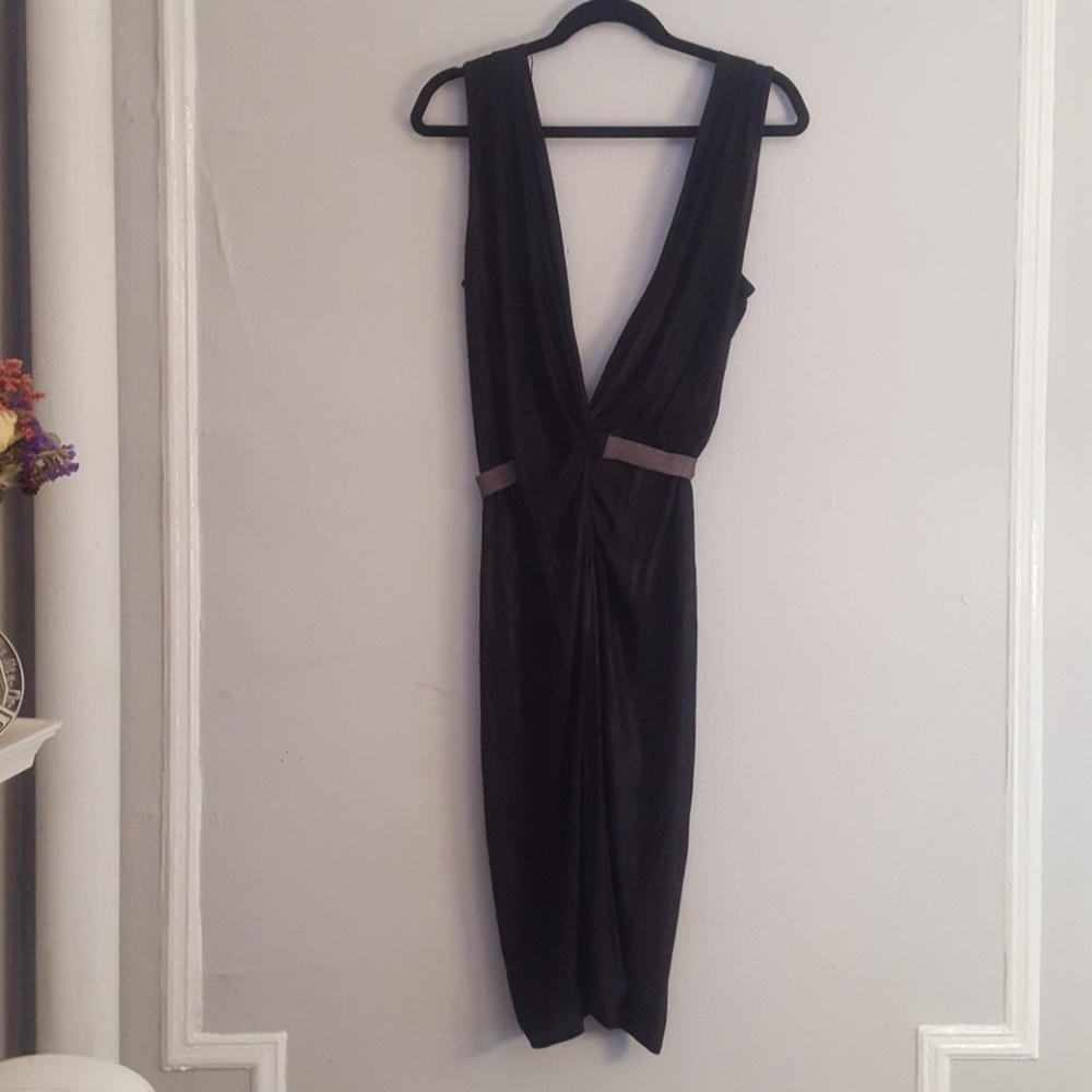 Metalic cocktail dress