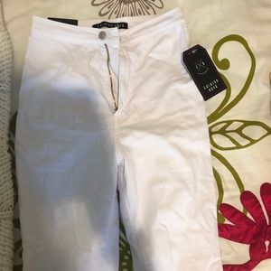 High waisted jeans