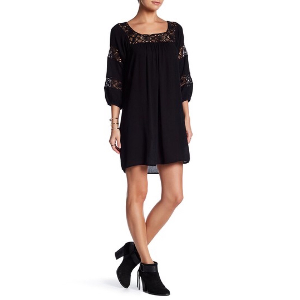 NWT Primp Boutique Black Swing Dress