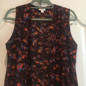 LuLaRoe Medium Feather Printed Joy