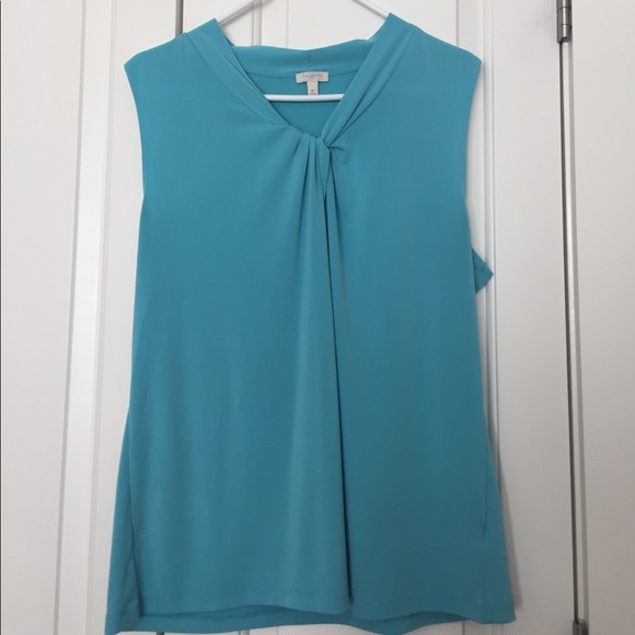 Talbots Tops - Talbots Aqua Sleeveless Top