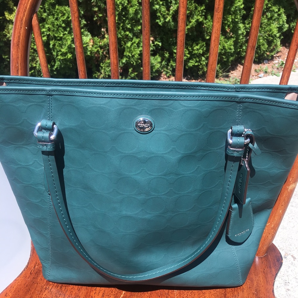 Green Coach Purse