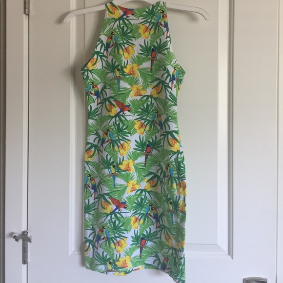 Island Vibes🏖 AA Tropical Print Dress - Picture 3 of 4