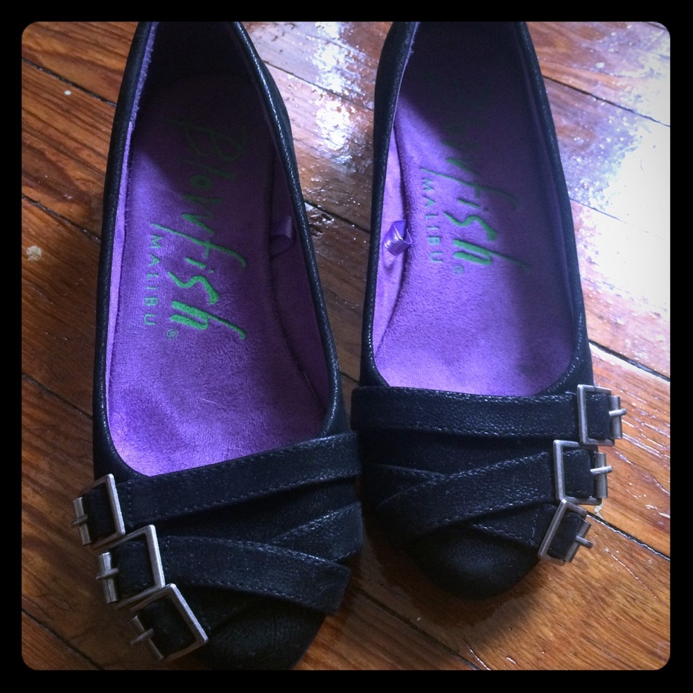 Blowfish low wedge heels