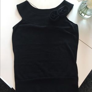 Donating tomorrow! Sleeveless black sweater