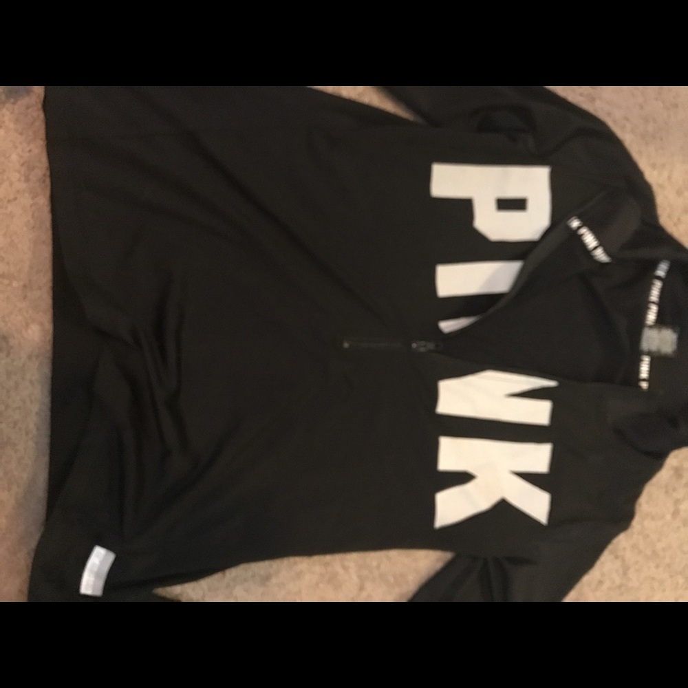 Like new Victoria secret pink half zip