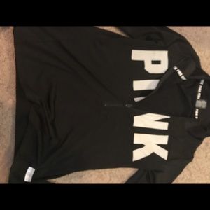 Like new Victoria secret pink half zip