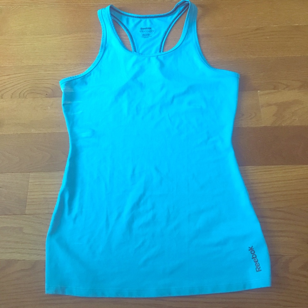 Reebok blue dri-fit workout tank