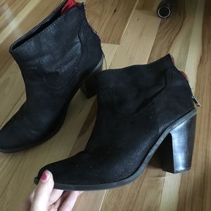 Black booties