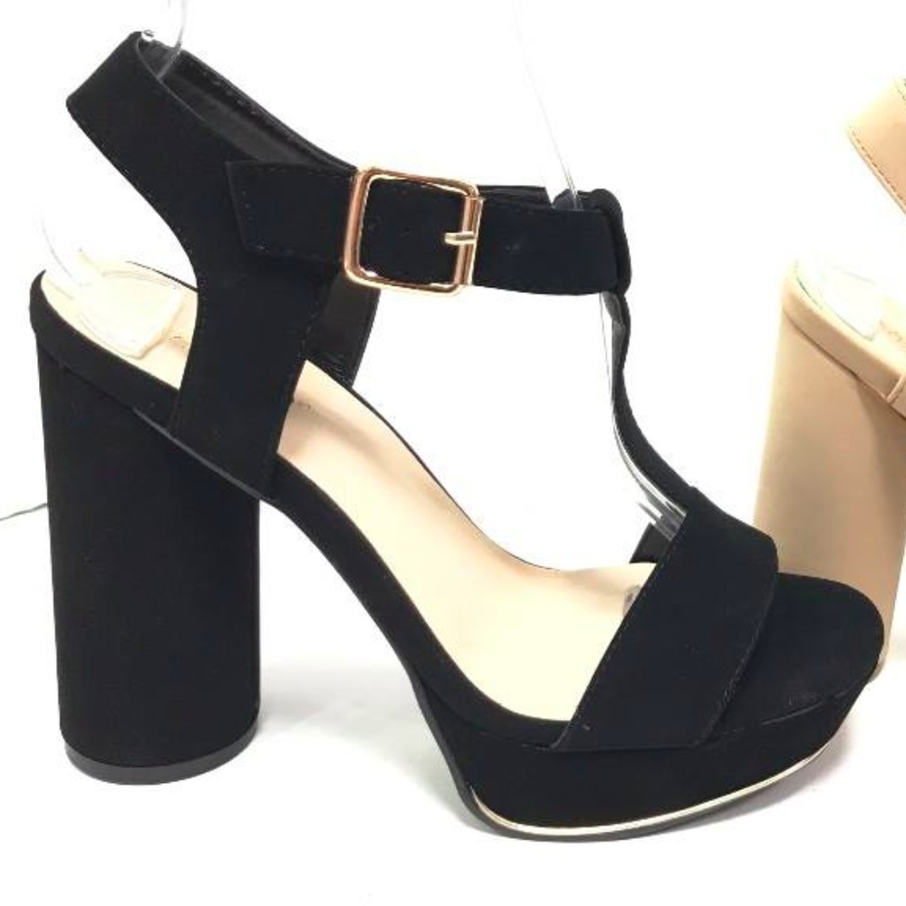 Bamboo black/gold heel - Picture 4 of 8