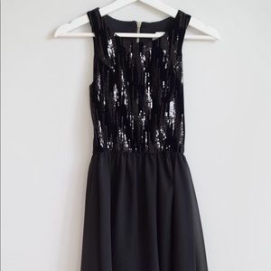 Sexy black sequined dress!