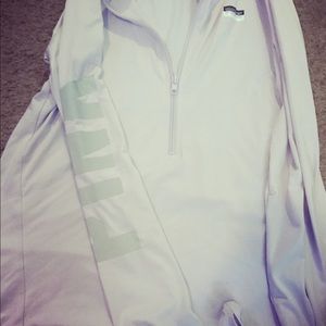 Lilac new Victoria secret pink ultimate half zip