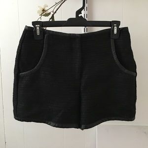 Textured shorts