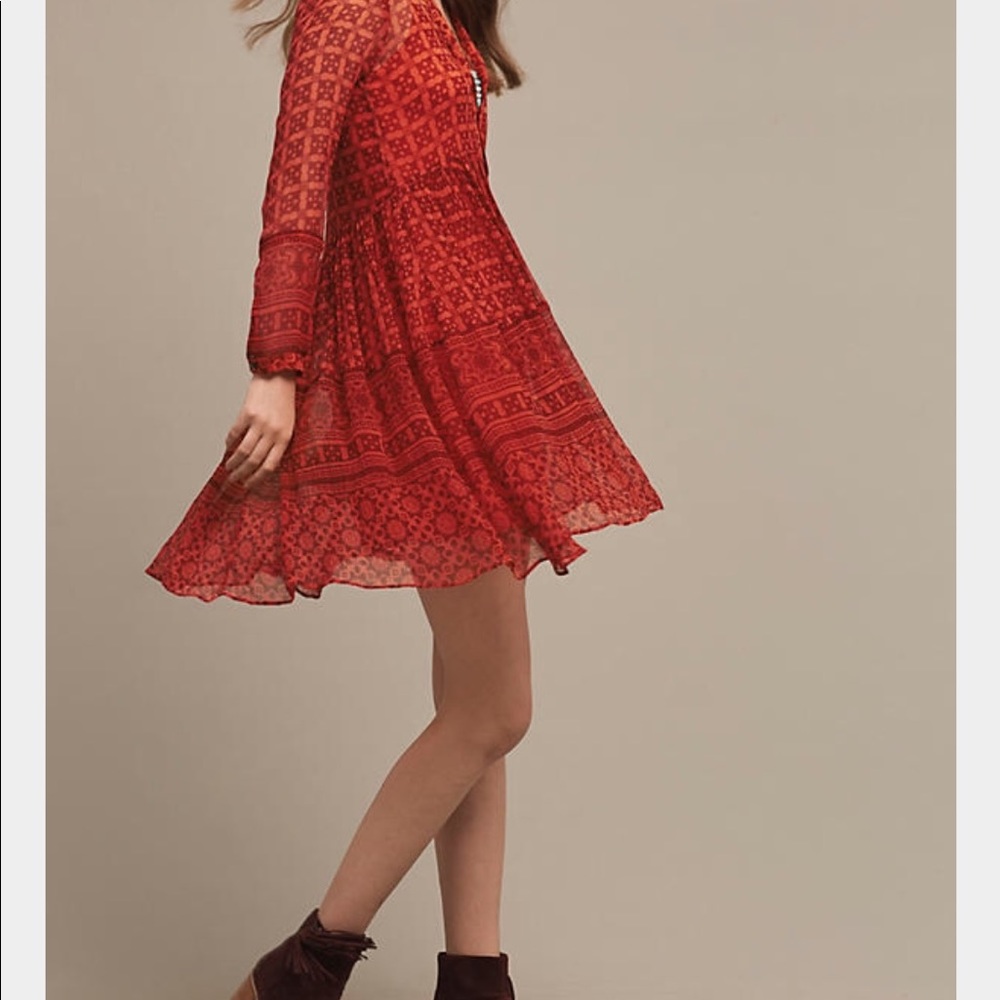 🌟SOLD🌟 Anthropologie Maeve Swing Dress Size - Picture 3 of 6