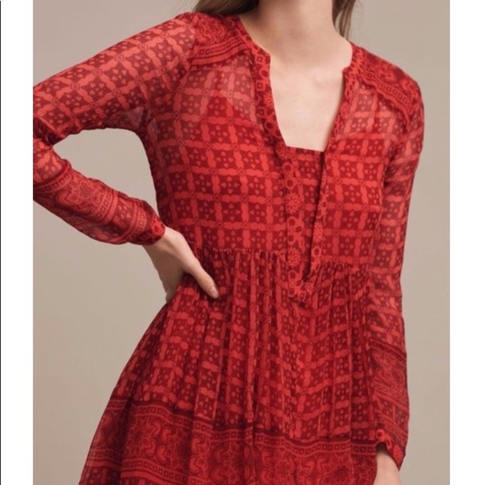 🌟SOLD🌟 Anthropologie Maeve Swing Dress Size - Picture 4 of 6