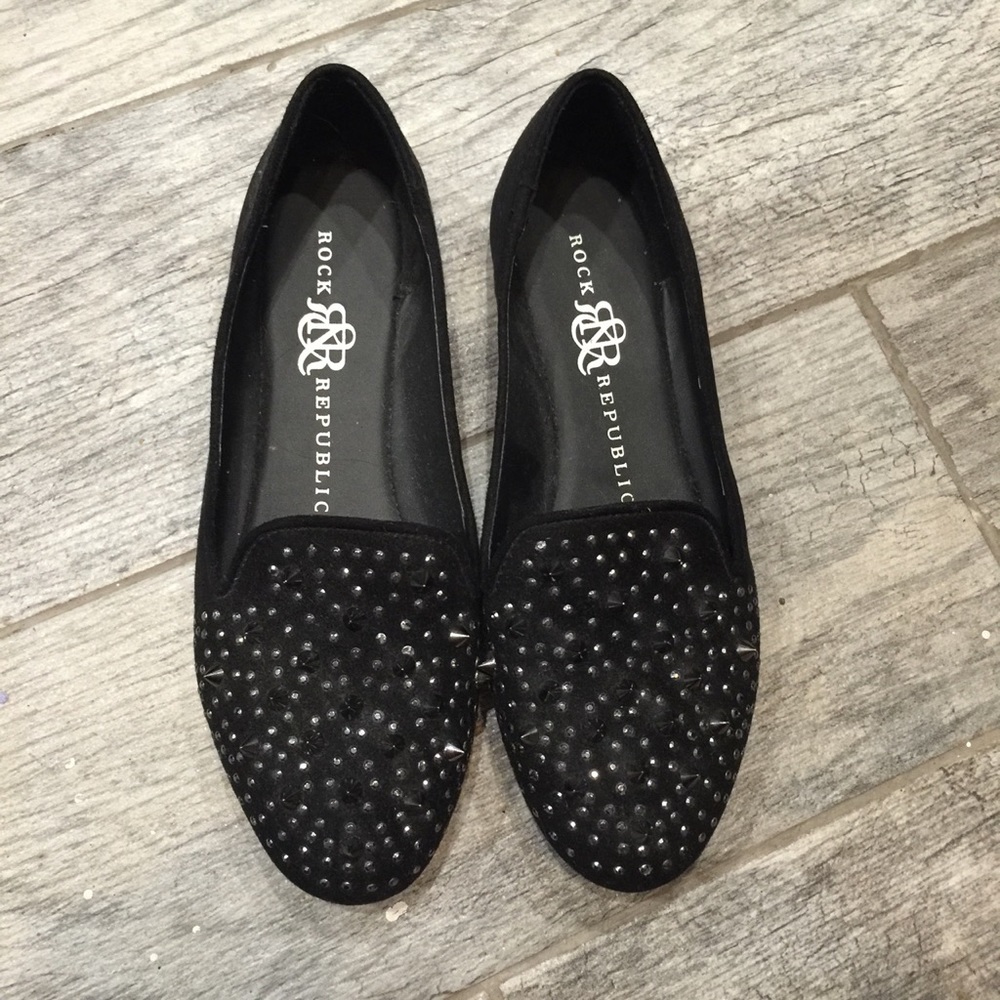 Rock and Republic studded loafers