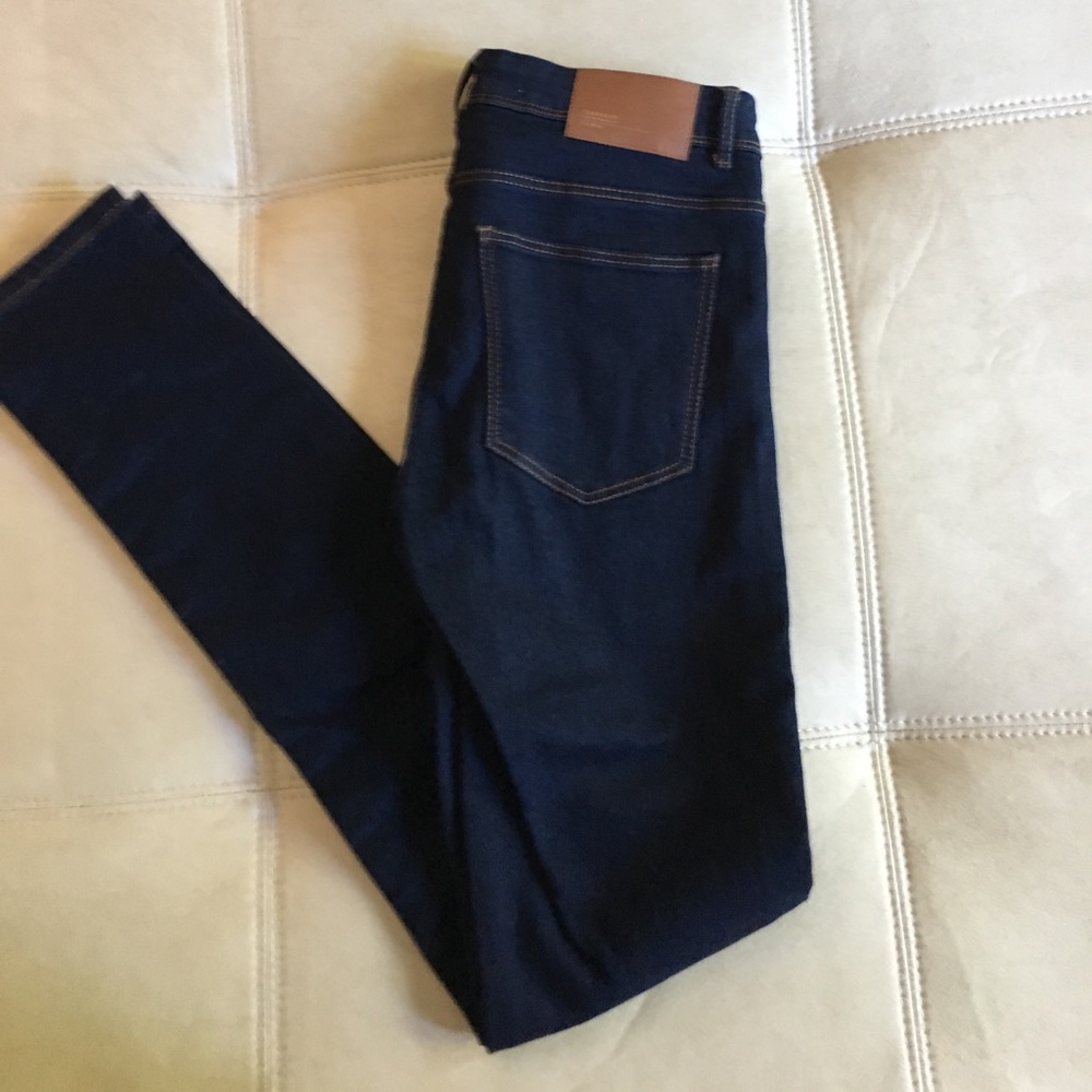 Zara denim. These do not have stretch in them.